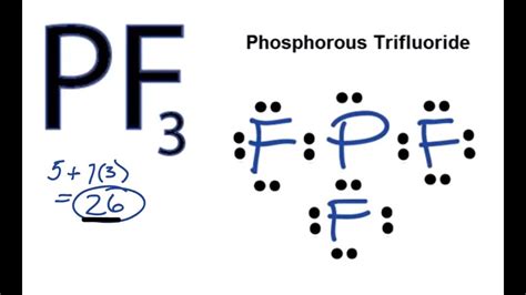 How to Draw the Lewis Structure for PF3 .